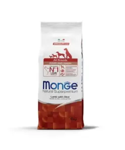 MONGE Hrana Uscata Superpremium Junior cu Miel si Orez 12kg