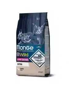 MONGE BWild Hrana Uscata Kitten Low Grain cu Gasca 1,5kg
