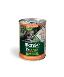 MONGE BWild Hrana Umeda Junior Rata, Dovleac si Zucchini 400gr