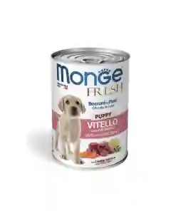 MONGE FRESH Pate Puppy cu Vitel si Legume 400gr