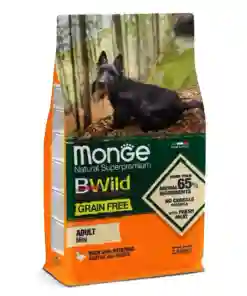 MONGE BWILD Hrana Uscata Dog Mini cu Rata si Cartof 2,5kg