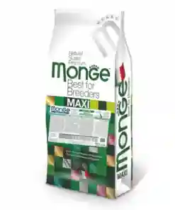 MONGE Dog Superpremium Puppy & Junior MAXI cu Pui 15kg