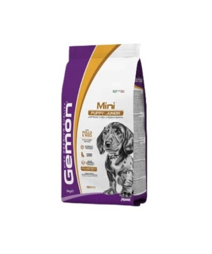 GEMON Dog Puppy & Junior MINI cu Pui si Orez 3kg GEMON Dog Puppy & Junior MINI cu Pui si Orez 3kg