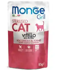 Monge Hrana Umeda Pisici Sterilizate cu Vitel 85gr