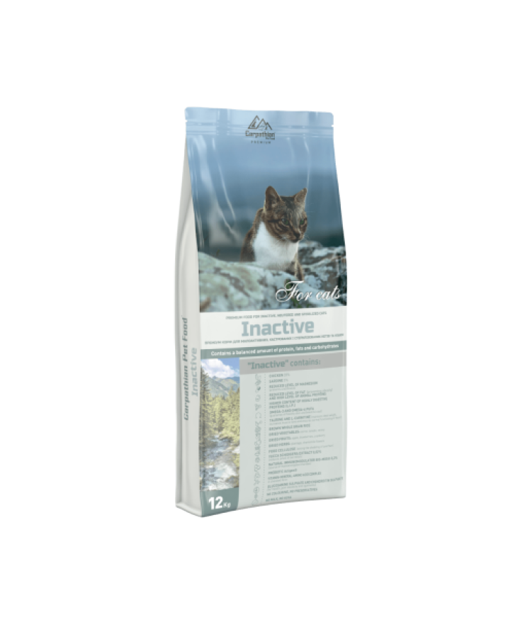 Carpathian Inactive (Sterilizat) Hrana Uscata Pisici 1.5kg Carpathian Inactive (Sterilizat) Hrana Uscata Pisici 1.5kg