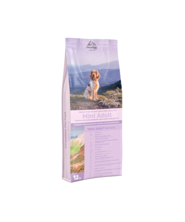 Carpathian Mini Adult Hrana Uscata Caini 3kg Carpathian Mini Adult Hrana Uscata Caini 3kg