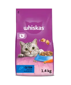 Whiskas Adult cu Ton 1,4kg