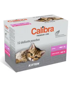 Calibra Cat Premium Kitten Pouches multipack 12x100gr