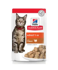Hill's SP Feline Adult Turkey Plic 85gr