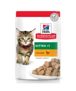 Hill's SP Feline Kitten Chicken Plic 85gr