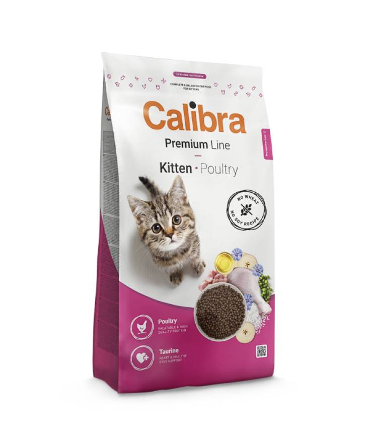 Calibra Cat Premium Line Kitten-Poultry 2kg