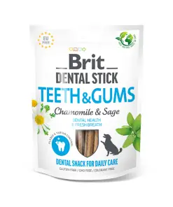 Brit Dental Stick Teeth & Gums cu Chamomile & Sage 7buc