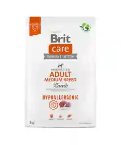 Brit Care Dog Hypoallergenic Adult Medium Breed cu Miel 3kg