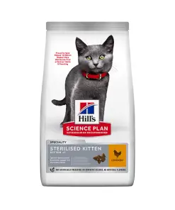 Hill's SP Feline Hrana Uscata Kitten Sterilised Chicken 3kg