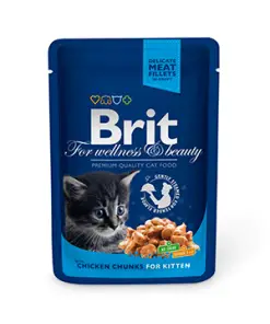 Brit Premium Kitten Plic cu Pui 100gr