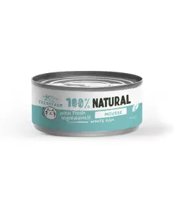 Fresh Farm Cat Mousse pate with White Fish 85gr