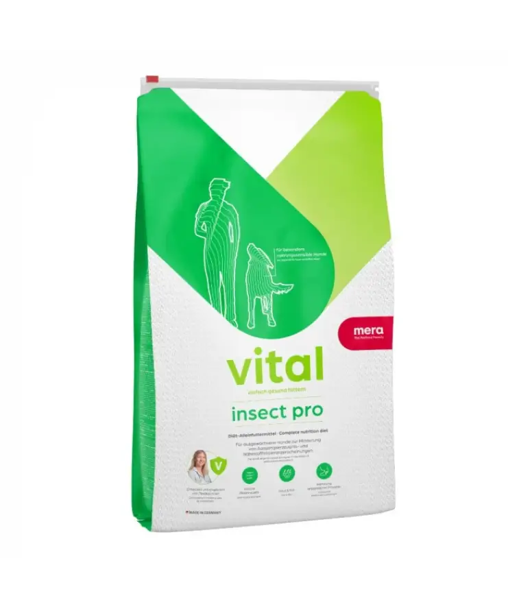 Hrana Uscata Dietetica Caini MERA VITAL Insect Pro 3kg Hrana Uscata Dietetica Caini MERA VITAL Insect Pro 3kg