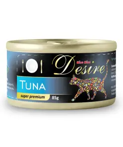 DESIRE Hrana Umeda Pisici cu Ton File in Aspic 85gr