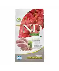 N&D Quinoa Sterilizat, Rață, Broccoli și Sparanghel 1.5kg