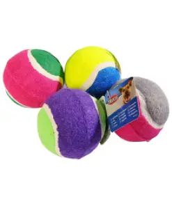 Jucarie Caini 4DOG mingi tenis 4buc