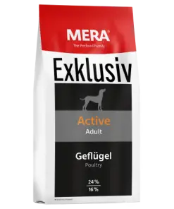 MERA Exklusiv Hrana Uscata Active Dog cu Pui15kg