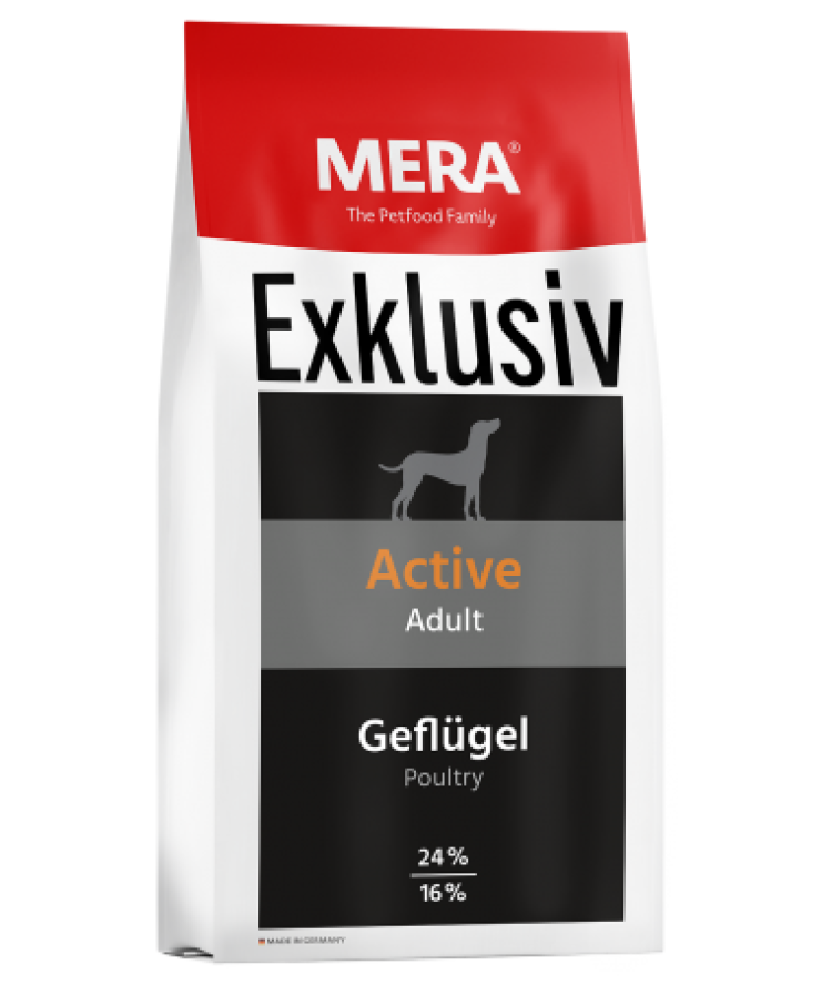 MERA Exklusiv Hrana Uscata Active Dog cu Pui15kg MERA Exklusiv Hrana Uscata Active Dog cu Pui15kg