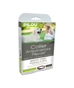 PILOU Zgarda Antiparazitara Caine Talie Mare 75cm